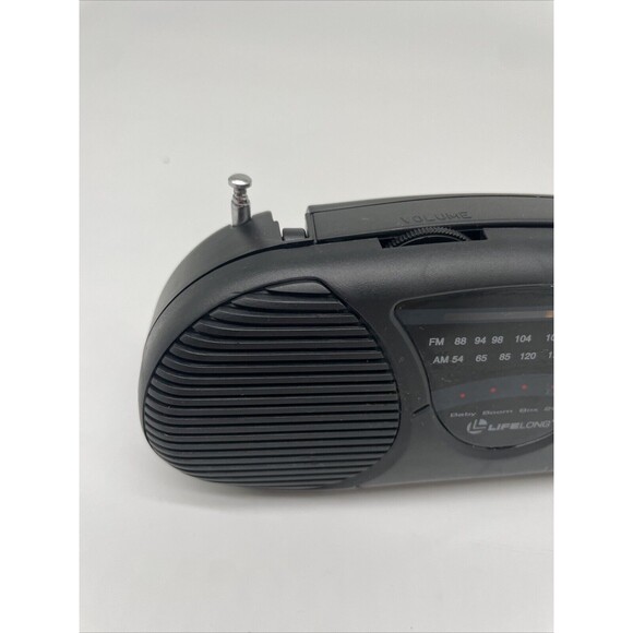 Lifelong Baby Boom Box AM FM Radio Portable Black Battery *TESTED WORKING* - Picture 8 of 10